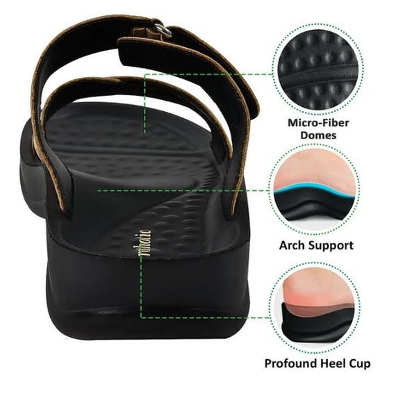 Aerothotic Cream Pasty Midfoot Strap Sandal Women’s Size 7 or EU 37 (READ ALL) - Picture 5 of 8